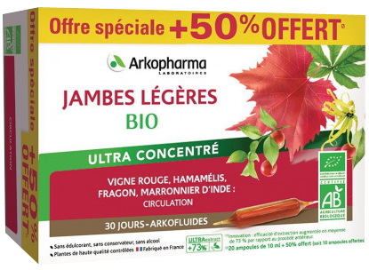 Arkofluides Jambes légères Bio -